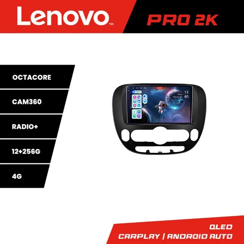 Navigatie Android Kia Soul 2014-2019 QLED 2K, 8 Core, 12GB+256GB, 360 Discount