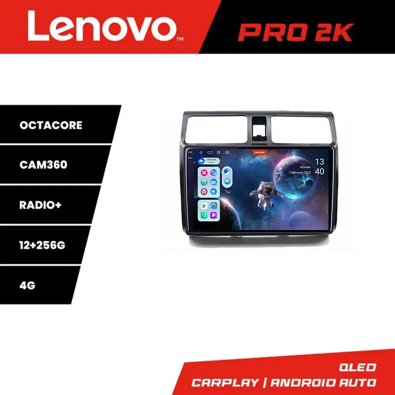 Preferatul clienților Navigație Android Lenovo QLED 2K 12+256 pentru Suzuki Swift 2003-2010