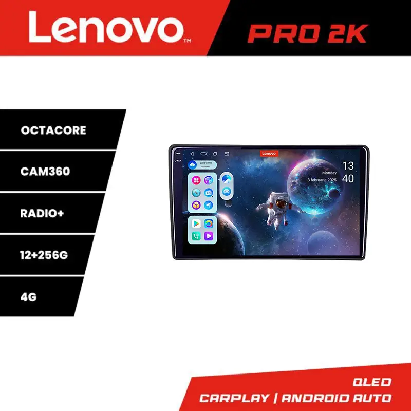 Navigatie Android Lenovo 2K QLED 12+256 pentru Opel Zafira B 2005-2014 Transport gratuit