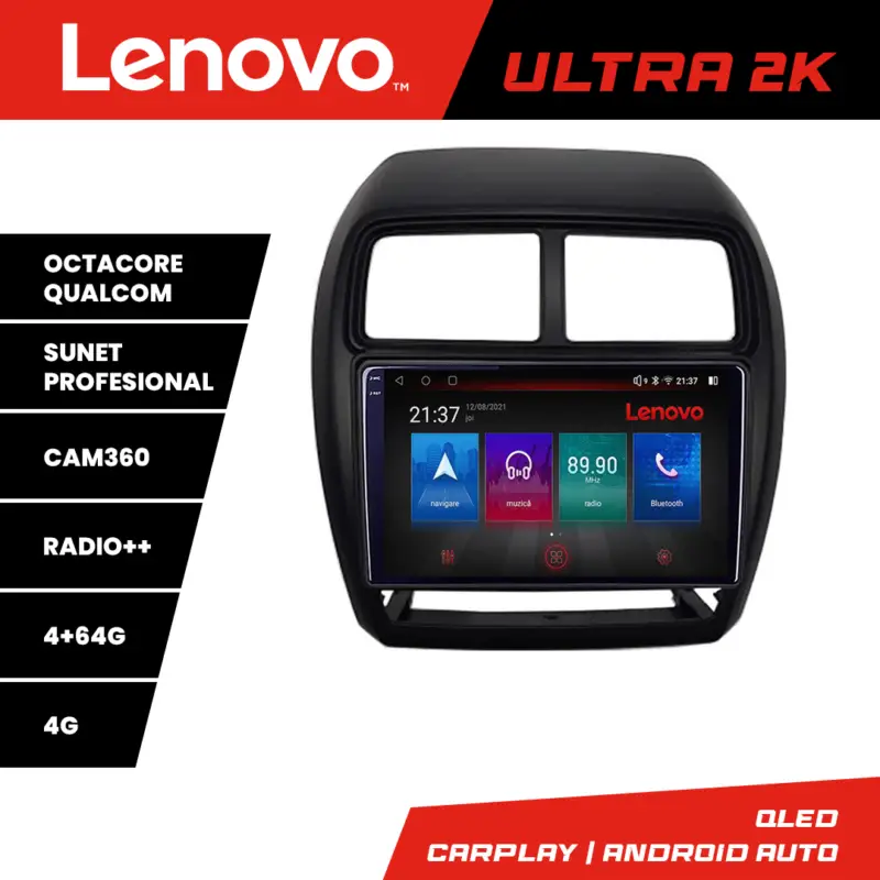 Navigație Android Mitsubishi ASX 2017-2021 facelift QLED 4+64GB Lenovo Ofertă de sezon