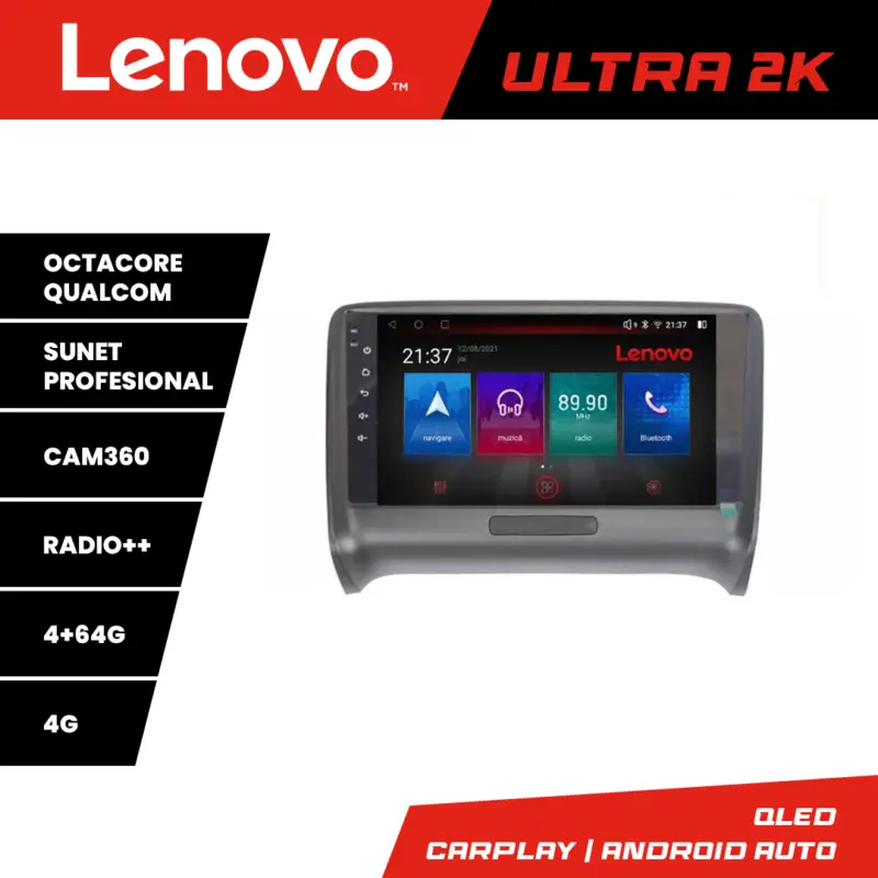 Promoție Navigatie Audi TT 2004-2011 Lenovo Ultra 2K QLED 4GB+64GB Android