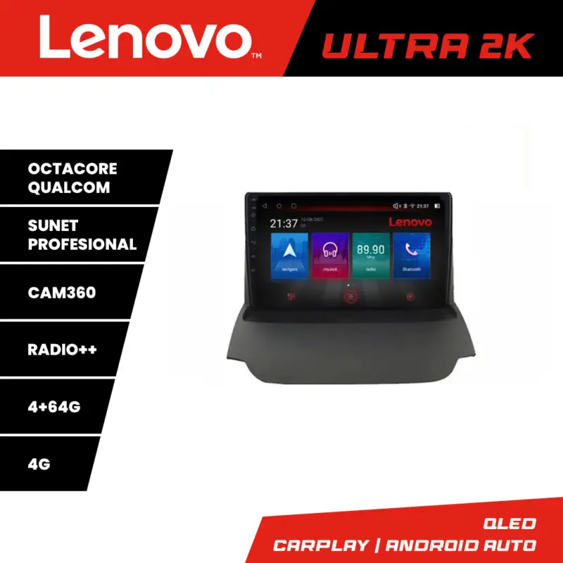 Expediere rapidă Navigație Android Ford EcoSport 2013-2016 Lenovo QLED 4+64GB 360