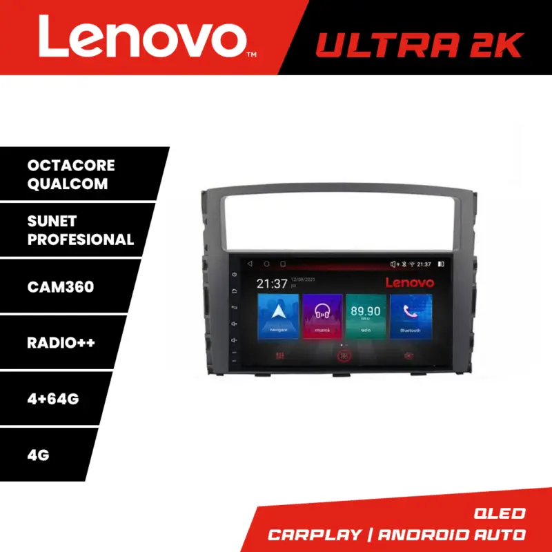 Popular Navigație Android Mitsubishi Pajero 2006-2018 Lenovo QLED 4GB+64GB 4G