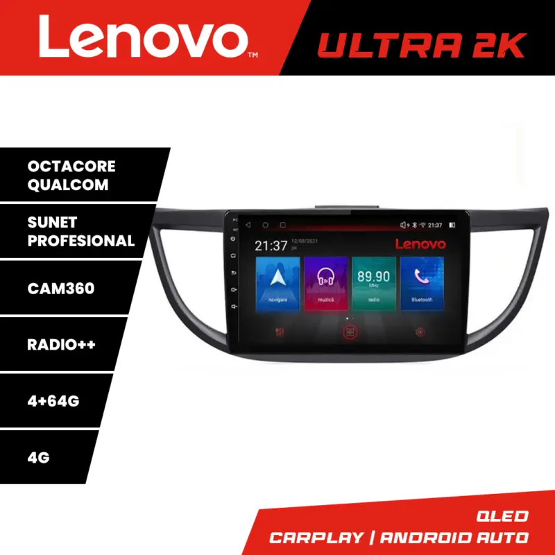 Reducere specială Navigație Honda CR-V 2012-2016 Lenovo Ultra EK QLED 4+64GB Android