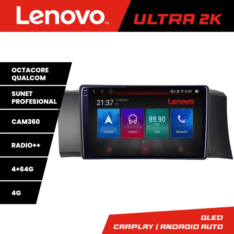 Cel mai bun preț Navigație Android Subaru BRZ și Toyota GT86 2012-2021 QLED 4+64GB Lenovo