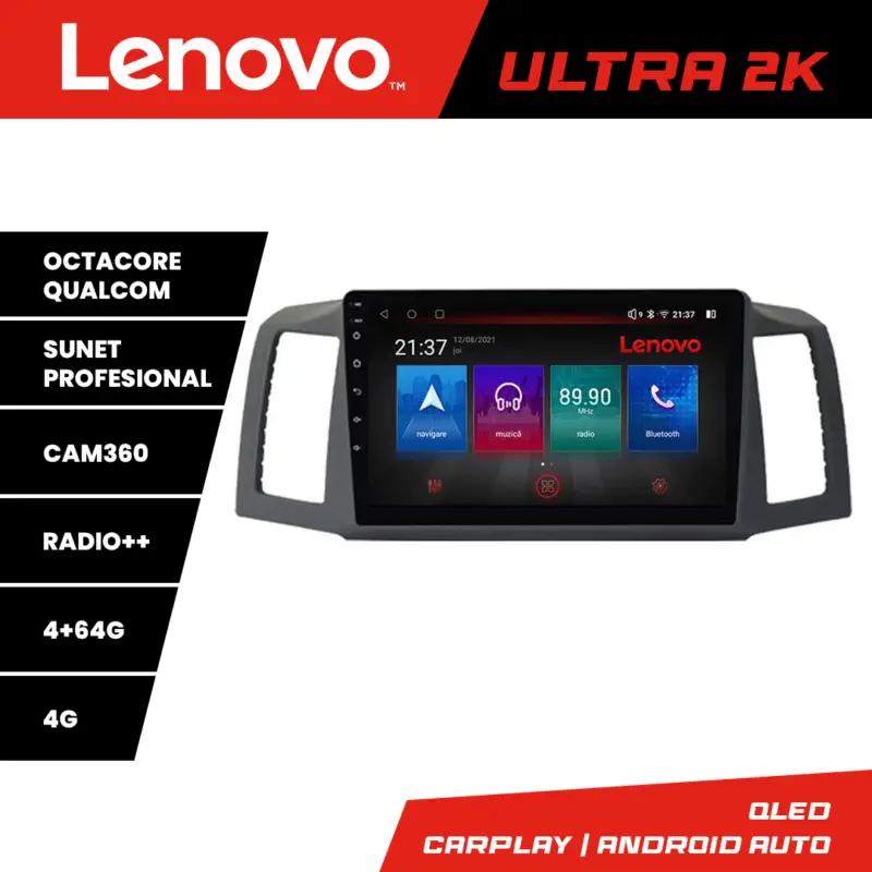 Reduceri Navigație Android Jeep Grand Cherokee 2008-2010 QLED 4GB+64GB GPS