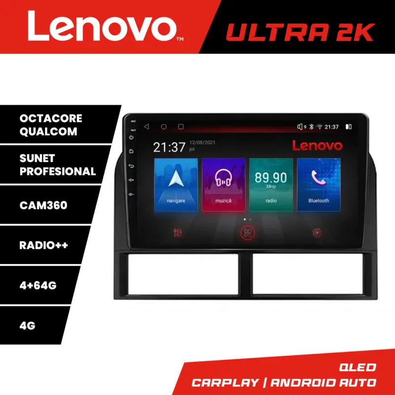Super ofertă Navigație Android Jeep Grand Cherokee 1999-2004 Lenovo QLED 4+64GB 4G