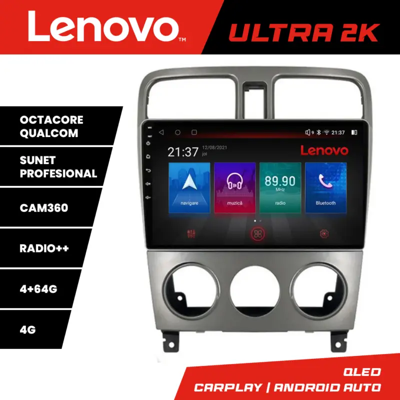 Navigație Subaru Forester 2004-2008 Lenovo QLED 4GB+64GB Android Preț mic