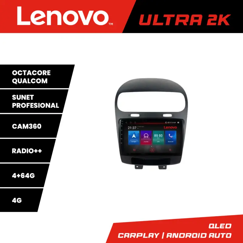 Navigație Android Fiat Freemont / Dodge Journey 2012-2019 QLED 4+64GB Chilipir