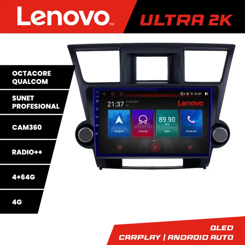 Comandă acum Navigație Android Honda HR-V 2013-2018 QLED 4+64GB 8 core Qualcomm Lenovo