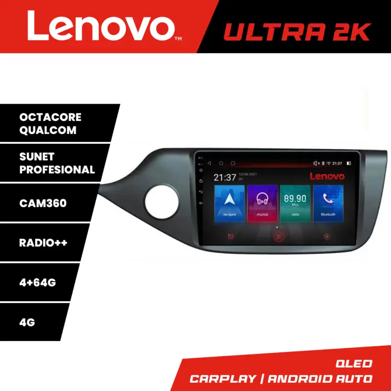 Cumpără acum Navigație Android Kia Ceed 2012-2018 Lenovo QLED 4GB+64GB 8 core