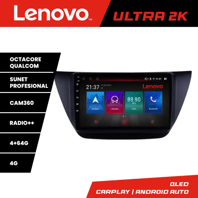 Navigație Android Lenovo pentru Mitsubishi Lancer 2001-2007, QLED 4+64GB Vezi acum