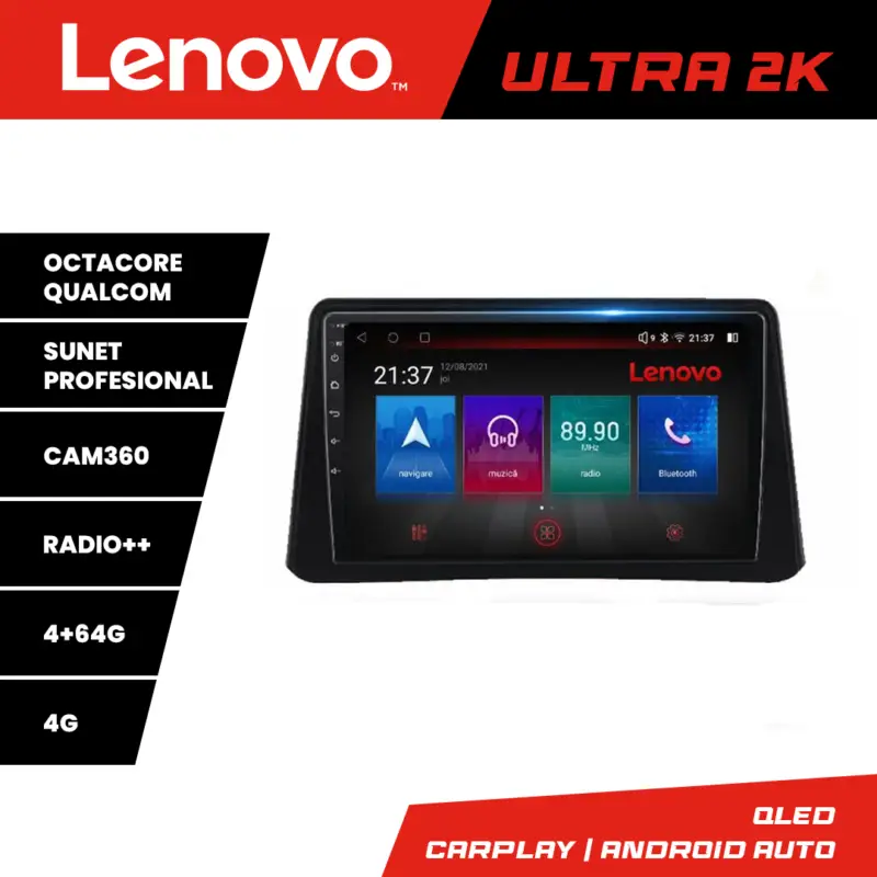Navigație Opel Mokka 2012-2016 Lenovo QLED 4+64GB Android 360 Comandă acum