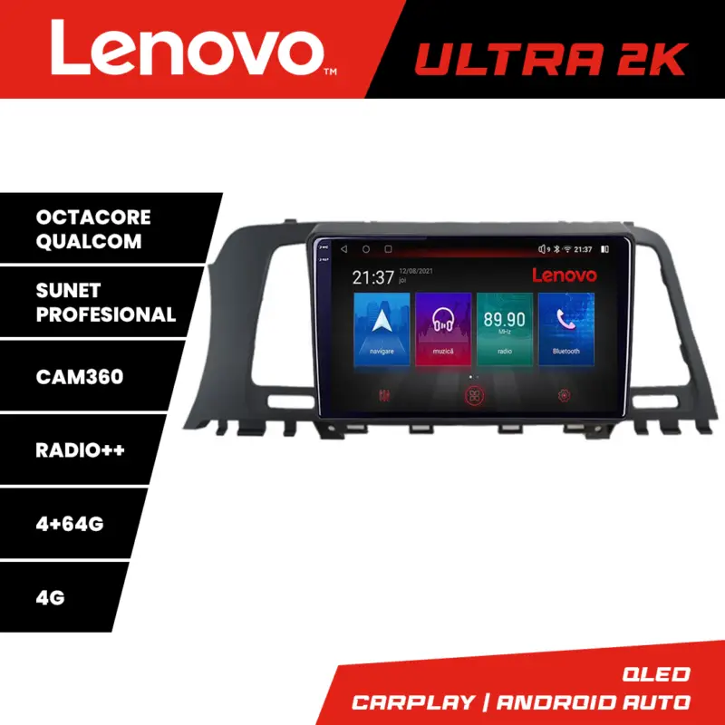 Navigație Android Nissan Murano 2009-2014 QLED 4GB+64GB 4G GPS Lenovo Reducere de preț