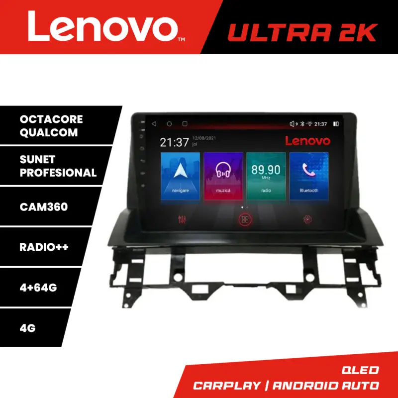 Bestseller Navigatie Android Mazda 6 2004-2008 Lenovo QLED 4GB+64GB 360