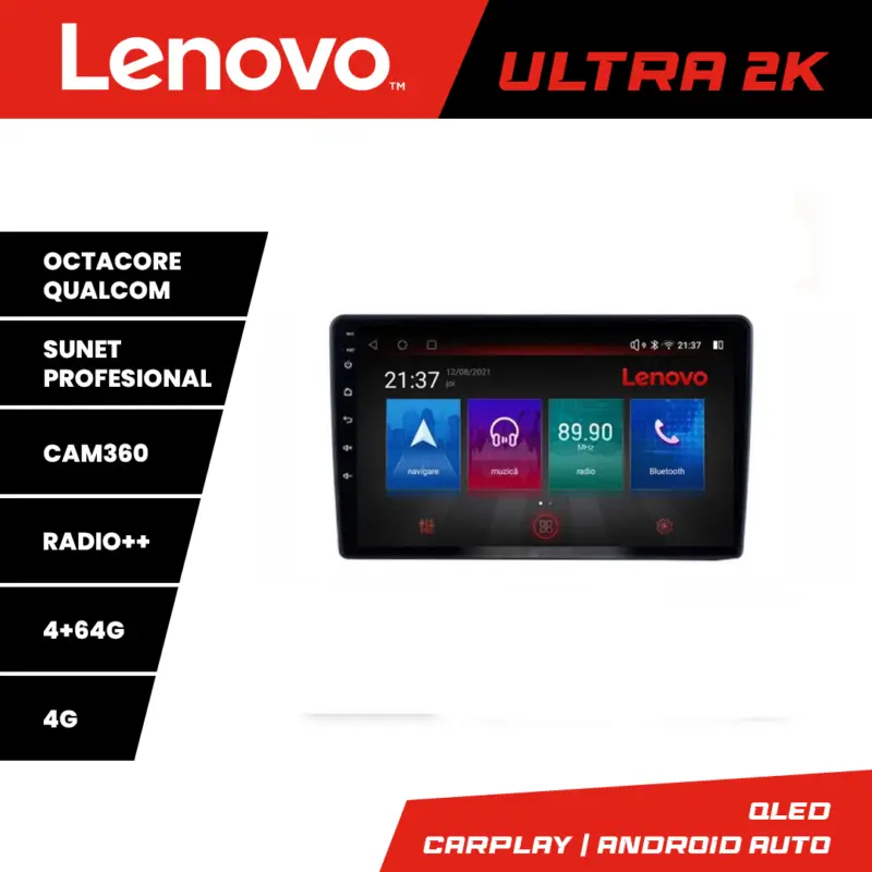 Expediere rapidă Navigatie Nissan Navara 2006-2014 Lenovo QLED 4GB+64GB Android