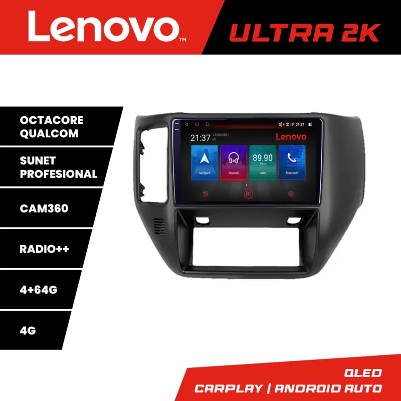 Navigație Android Nissan Patrol 2005-2011 QLED 4+64GB 4G GPS Lenovo Reducere