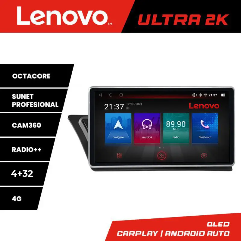 Lichidare de stoc Navigatie Audi Q5 2008-2016 Non-MMI Lenovo QLED 8 Core 4+32GB Android
