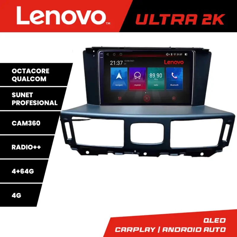Ieftin Navigatie Android Infiniti Q70 M37 2012-2019 QLED 4GB RAM 64GB GPS 360