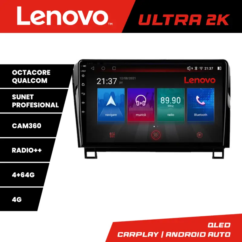 Discount Navigație Toyota Sequoia 2008-2017 Lenovo QLED 4GB+64GB 8 Core Android