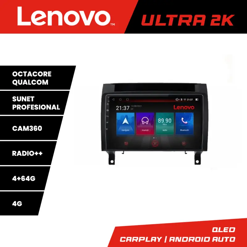 Preferatul clienților Navigație Android Mercedes SLK 2004-2011 Lenovo QLED 4+64GB 8 Core