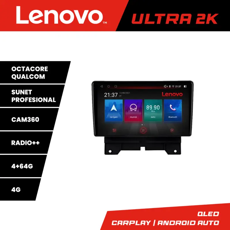 Reducere specială Navigatie Android Range Rover Sport 2005-2010 QLED 4GB+64GB 360 Lenovo