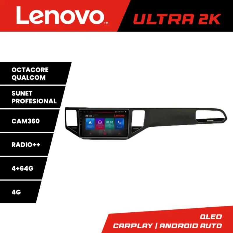 Livrare rapidă Navigatie Android Lenovo pentru VW Golf Sportsvan 2016-2021 QLED 4+64GB