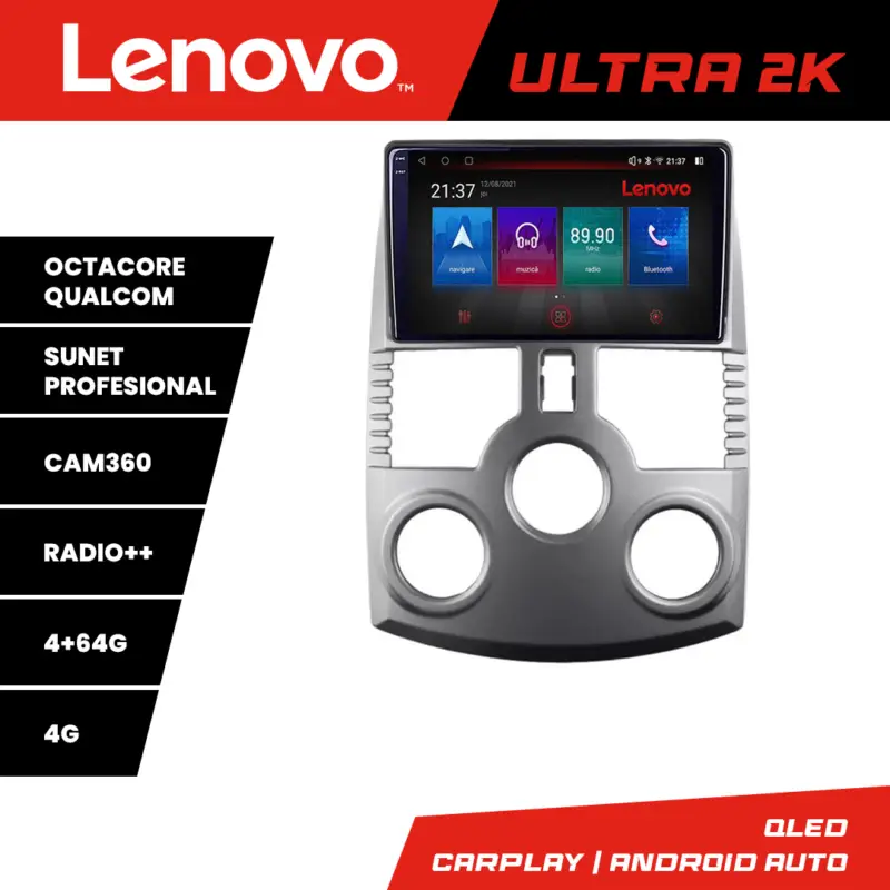Livrare expres Navigație Android Daihatsu Terios 2006-2016 QLED 4GB+64GB 4G GPS Lenovo