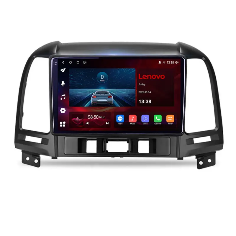 Navigatie Android Hyundai Santa Fe 2006-2012, 2K, 8+128GB, 4G, GPS Ofertă limitată