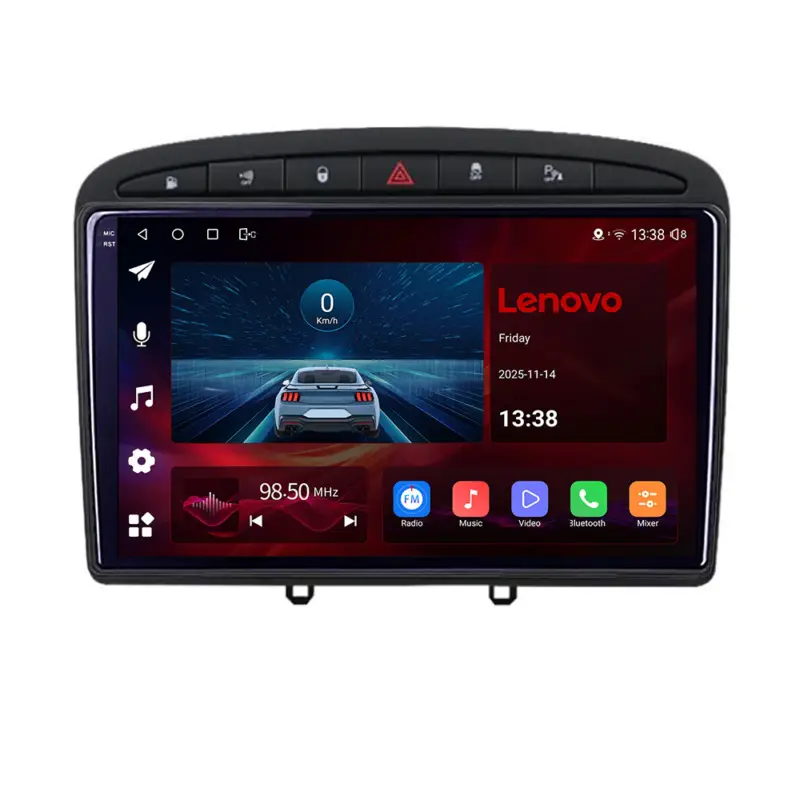 Navigatie Android Peugeot 308 2008-2013, 2K, 8+128GB, 4G, DSP Calitate înaltă