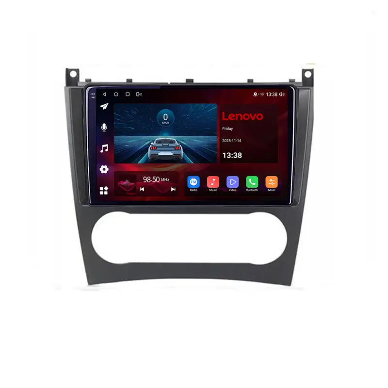 Disponibil imediat Navigație Android Mercedes C-Class W203 facelift 8+128GB 4G GPS Bluetooth