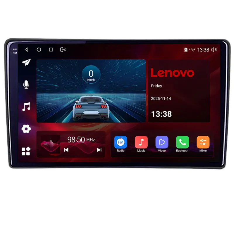 Navigație auto universală 2DIN Android Octa Core 8+128GB 2K, 4G, DSP Cel mai vândut