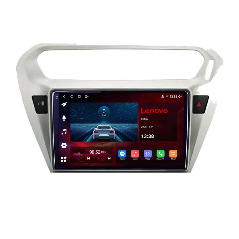 Noutate Navigatie Android Peugeot 301 si Citroen C-Elysee 8+128GB 4G GPS DSP