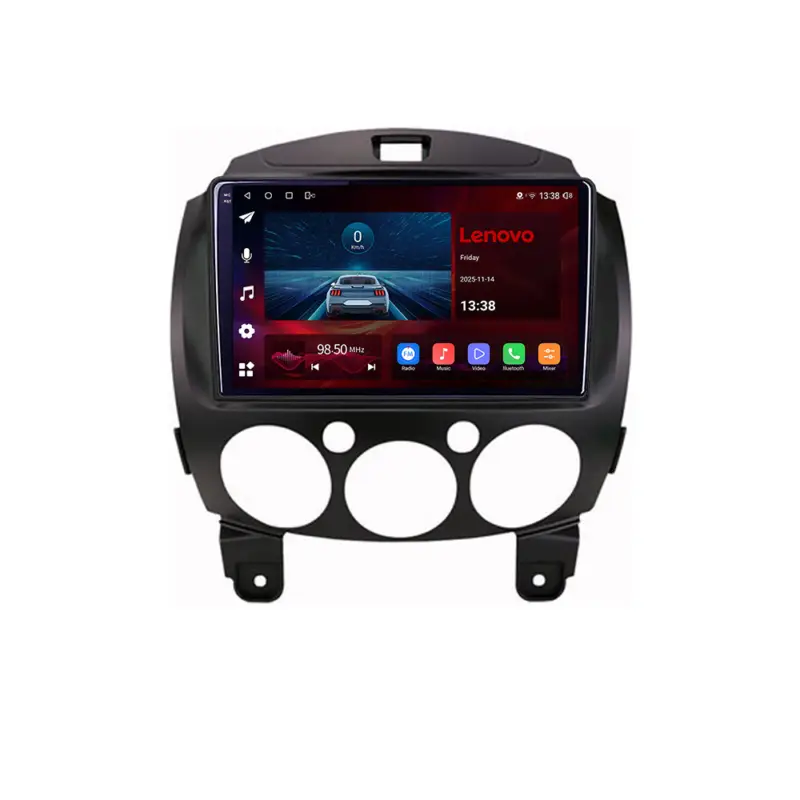 Navigație Mazda 2 2007-2013 cu QLED 2K, 8GB RAM, 128GB, 4G și CarPlay Ofertă limitată