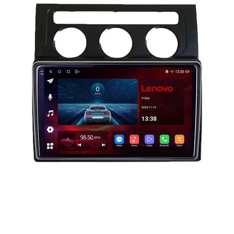 Plată securizată Navigație VW Touran 2003-2009 pentru climă automată, Android 2K, 8+1