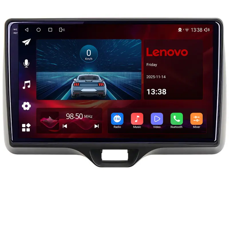 Disponibil imediat Navigatie Toyota Yaris 2020+ cu QLED 2K, 8GB RAM, 128GB, 4G si CarPlay