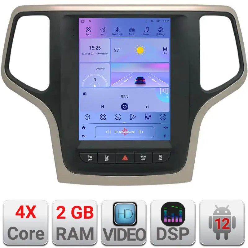 Reducere Navigație Jeep Grand Cherokee 2014-2019, QLED 9.7, 2GB RAM, 32GB