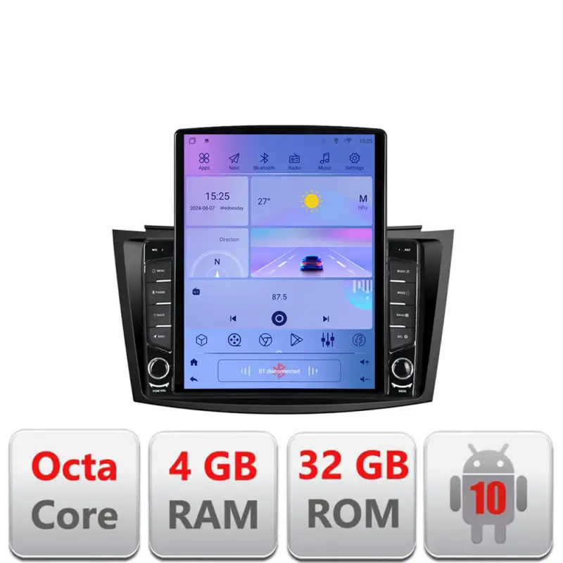 Navigație Android Suzuki Swift 2010-2017, ecran Tesla 9.7 inch, 4GB+32GB Livrare rapidă