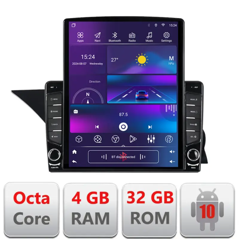 Ultima șansă Navigatie Android Mercedes GLK X204 NTG4, ecran Tesla 9.7 inch, 4GB+32GB