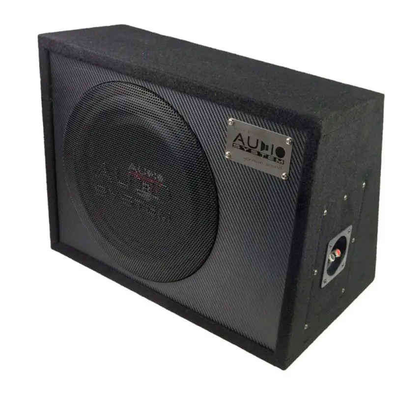 Subwoofer pasiv 12 inch Audio System cu incinta slim, 400 W RMS Plată securizată