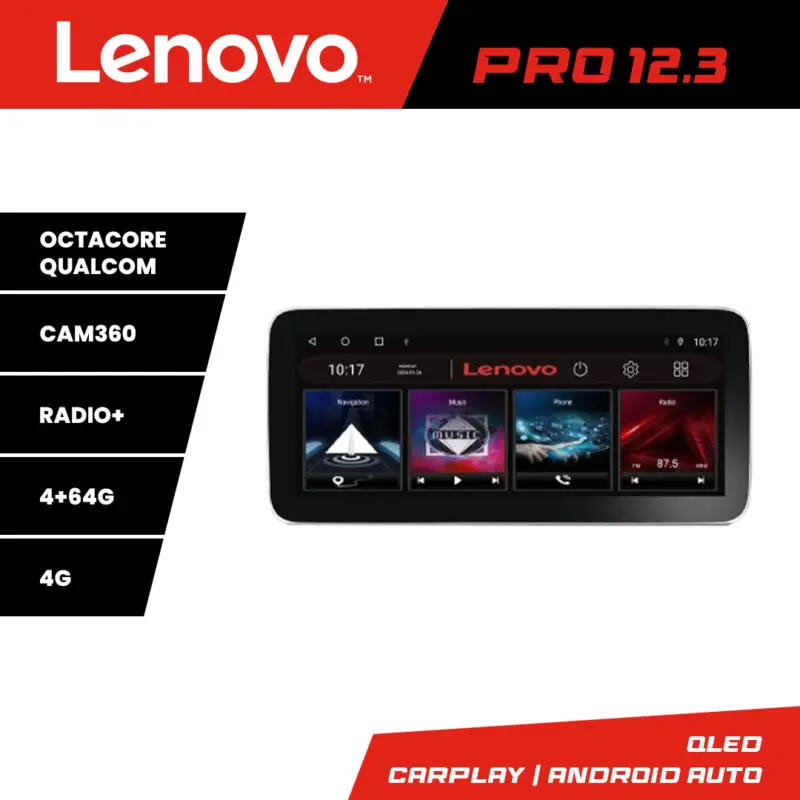 Navigație Toyota Corolla 2007-2013 Lenovo PRO 12.3 QLED 4GB+64GB 4G Reduceri