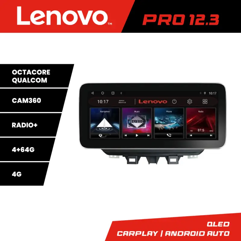 Navigatie Android Hyundai Tucson 2019+ Lenovo PRO 12.3 QLED 4GB+64GB Retur ușor