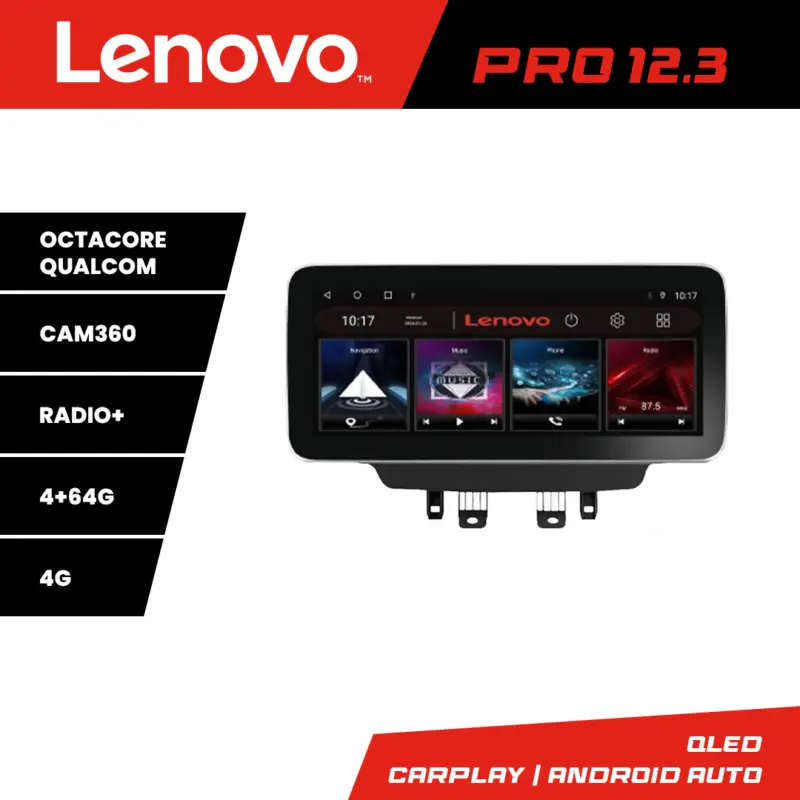 Noutate Navigatie Mazda CX-3 si Mazda 2 2014-2020 Lenovo Pro 12.3 QLED 4G 4+64GB
