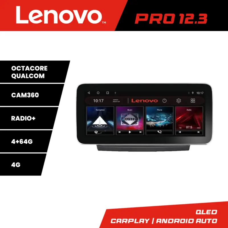 Preț mic Navigație Toyota Prius Plus 2012-2020 Lenovo PRO 12.3 QLED 4G 4+64GB