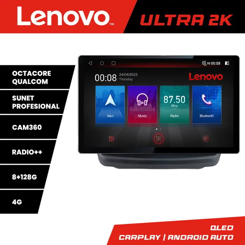 Navigație Hyundai Genesis Lenovo 13 inch 2K QLED 8GB+128GB 4G Ofertă exclusivă