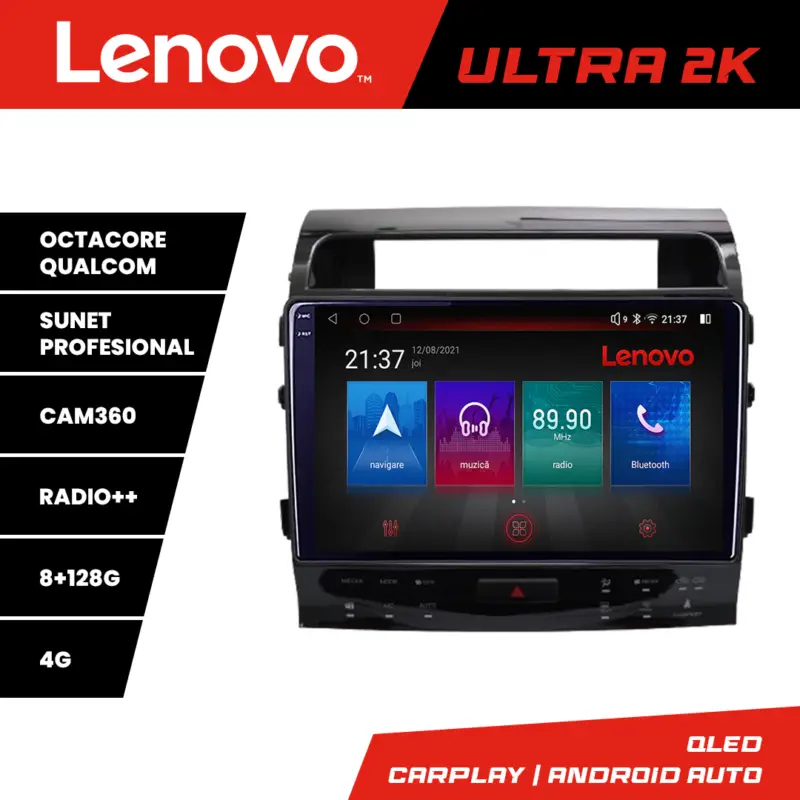 Preferatul clienților Navigație Toyota Land Cruiser J150 2010-2018 Android 4G GPS Bluetooth 4+64GB Resigilată