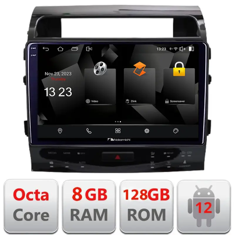 Expediere rapidă Navigație Toyota Land Cruiser J150 2010-2018 Android 2K QLED 8GB+128GB