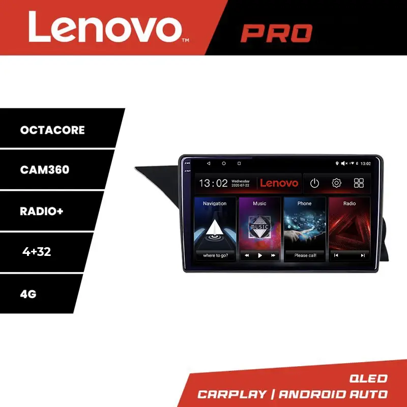 Navigatie Mercedes GLK X204 NTG4 2008-2012 Lenovo QLED 2K 4+32 Android Plată securizată