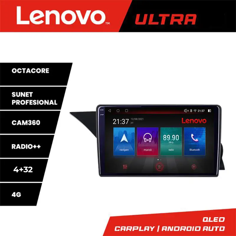 Navigație Android Mercedes GLK X204 NTG4 2008-2012 QLED 4+32 Lenovo Preț promoțional