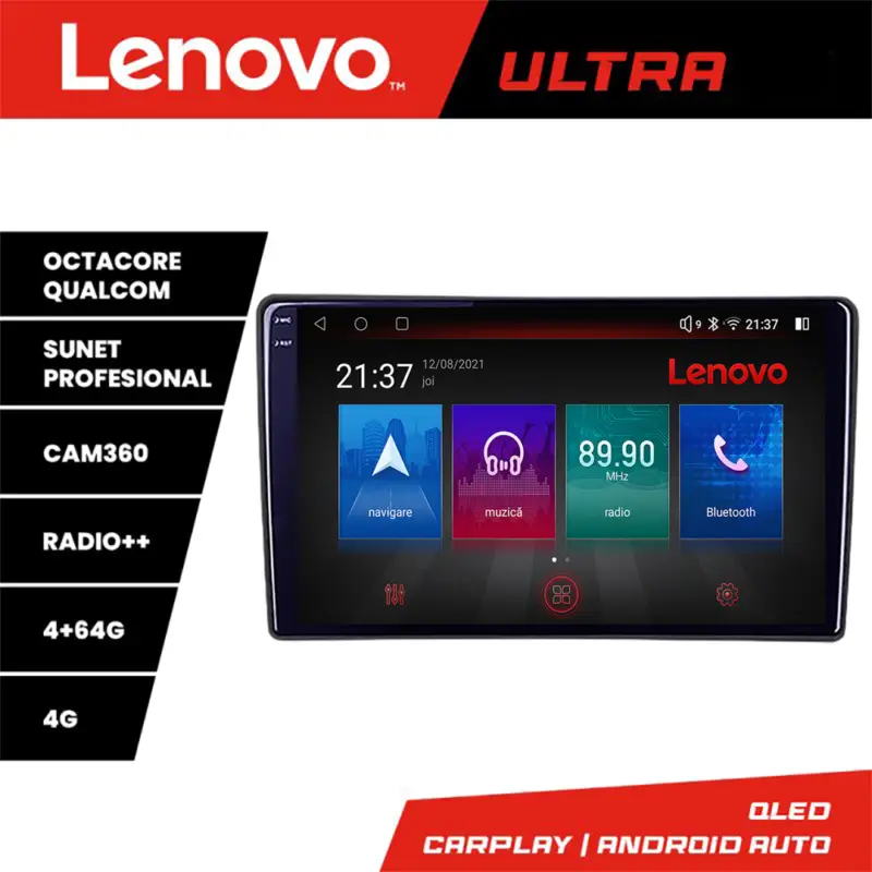 Livrare rapidă Navigație Renault Trafic 2008-2012 Lenovo QLED 8 nuclee 4GB+64GB Android